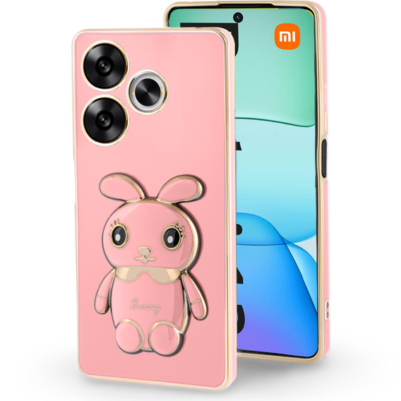 Case for Xiaomi Redmi 13, Rabbit, pink