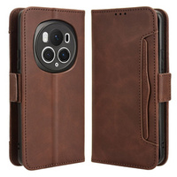 Flip case for Honor Magic 6 Pro 5G, Card Slot, brown