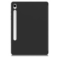 Case for Samsung Galaxy Tab S10 FE+ Plus, Smartcase with stylus space, black
