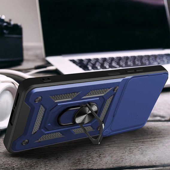 Case for Honor 400 5G, CamShield Slide, blue