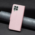 Flip case for Samsung Galaxy M33 5G, Wallet Litchi Magnet, pink rose gold
