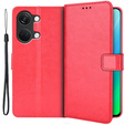 Flip case for OnePlus Nord 3 5G, Crazy Horse Wallet, red