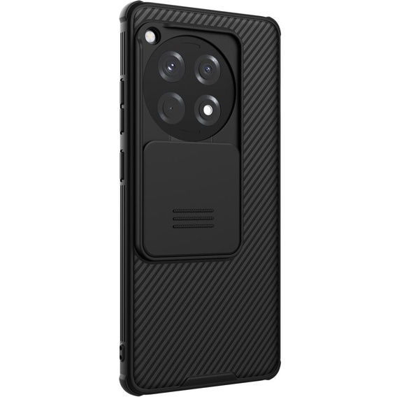 Case for OnePlus 12R, Armored Nillkin, CamShield Pro, black