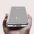 Case for Samsung Galaxy Z Fold3 5G, Clear View, silver