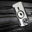Flip case for iPhone 12 Pro, RFID Wallet MagSafe CamShield, black
