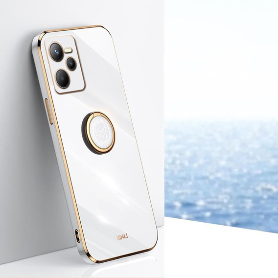 Case for Realme C35, Electro Ring, white