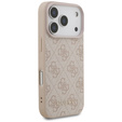 GUESS 4G Metal Gold Logo Case for iPhone 17 Pro