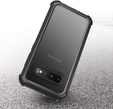 Case for Samsung Galaxy S10 Plus, Dexnor Full Body Rugged, transparent / black