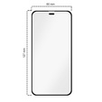 2x Tempered Glass for iPhone 12 Mini, ERBORD Easy App Full Screen Protector