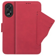 Flip case for Oppo A38 4G / Oppo A18 4G, Card Slot, red