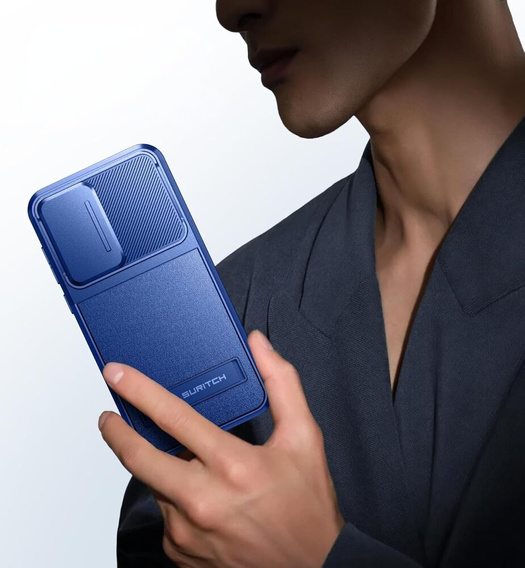Case for Samsung Galaxy A55 5G, Suritch Kickstand, blue