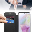 Flip case for Samsung Galaxy A26, RFID Wallet MagSafe CamShield, black
