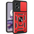 Case for Motorola Moto G13 / G23, CamShield Slide, red