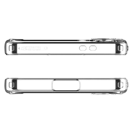 Spigen case for Samsung Galaxy S24 FE, Ultra Hybrid, transparent + 9H Tempered Glass