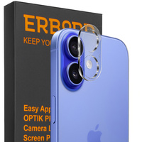 Tempered Camera Glass for iPhone 16 / 16 Plus, transparent