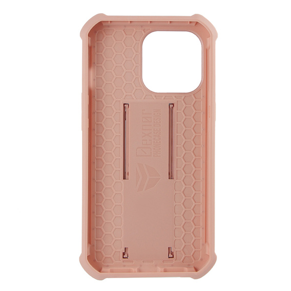 Armored case for iPhone 13 Pro, Dexnor Full Body, pink rose gold