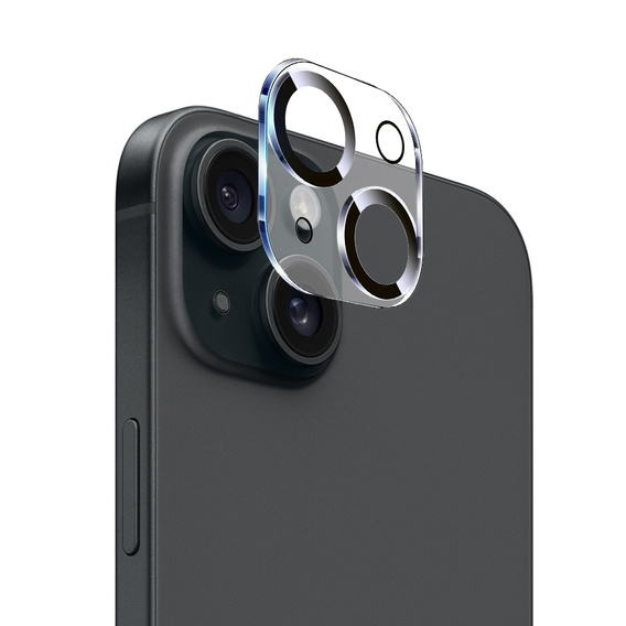 2x ERBORD tempered glass for camera to iPhone 15 / 15 Plus