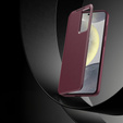 Flip case for Samsung Galaxy S25+ Plus, Smart View Wallet, maroon