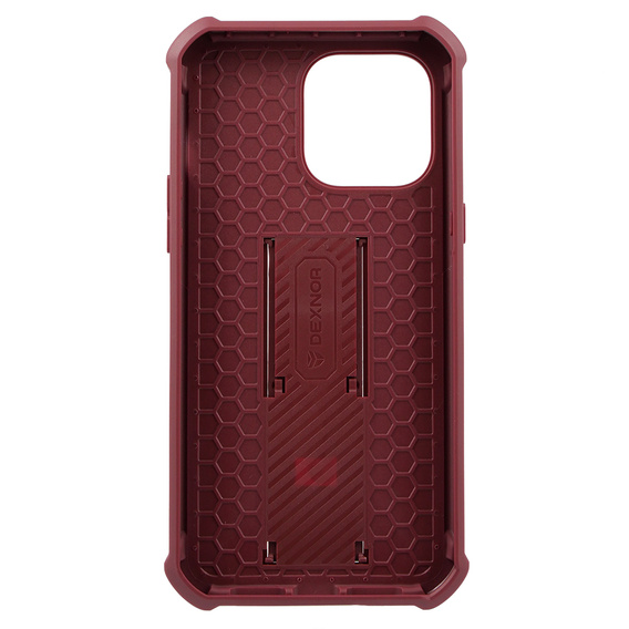 Armored case for iPhone 14 Pro Max, Dexnor Full Body, red