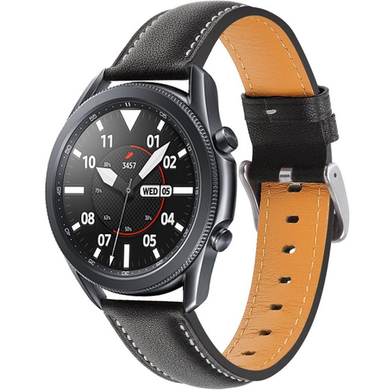 Leather Belt for Samsung Galaxy Watch 42mm - Black