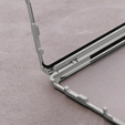 Magnetic Dual Glass MagSafe case for Samsung Galaxy S23 Ultra, silver