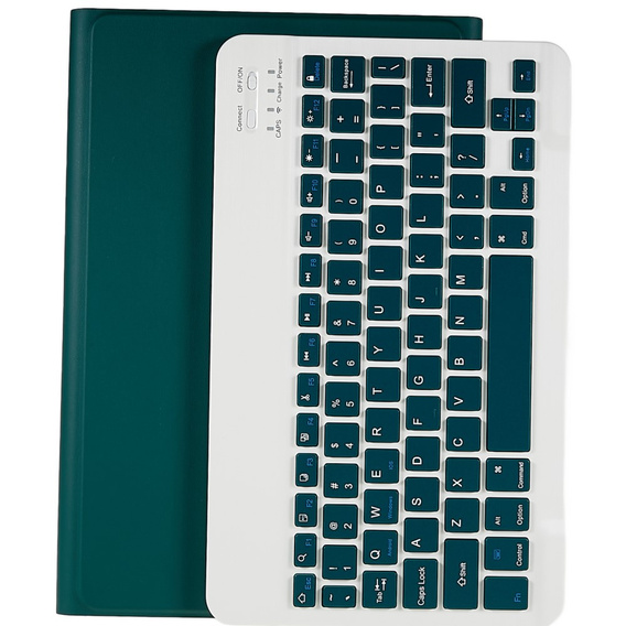 Case + keyboard Lenovo Tab M10 Plus Gen 3 TB-125F TB-128F, dark green