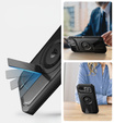Armored case for iPhone 16e, Dexnor CamProtect MagSafe, black