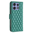Flip case for Motorola Edge 50 Pro 5G, Wallet, BINFEN COLOR, green