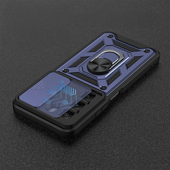Case for Infinix Hot 50 4G, CamShield Slide, blue