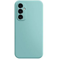 Case for Samsung Galaxy A25 5G, Silicone Lite, light blue + 9H glass