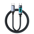 USB-C to USB-C cable with RGB backlighting PD 60 W BWOO X324CC