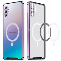 Camera Protection Case for Samsung Galaxy Note 10+ Plus, CamShield MagSafe, transparent / purple