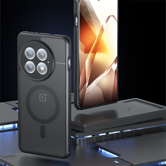 Case for OnePlus 13, for MagSafe, ERBORD Matt Case, black
