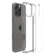 Spigen case for iPhone 16 Pro, Ultra Hybrid, transparent + 9H Tempered Glass