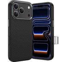 BENKS Kevlar Armor PRO Carbon Fiber 600D A070 case for MagSafe with active button for iPhone 17 Pro Max