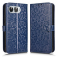 Flip case for T Phone 3 5G, Wallet Rhombus, blue