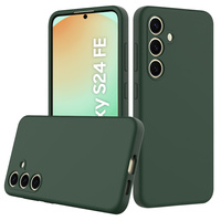 Case for Samsung Galaxy S24 FE, Silicone MagSafe, green