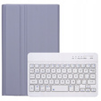 Case + keyboard Samsung Galaxy Tab S9 FE, Leather Pen Slot, light blue