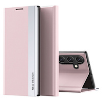 Flip case for Samsung Galaxy S24 FE, Side Magnetic, pink