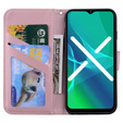Flip case for Motorola Moto G22, Wallet Bunny, pink