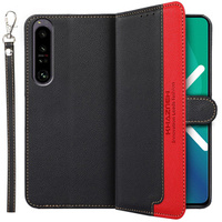 Flip case for Sony Xperia 1 IV, Case KHAZNEH RFID, black