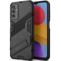 Case for Samsung Galaxy M13 4G, Military kickstand, black
