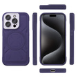 Case for iPhone 15 Pro, ERBORD Armor Mag, purple