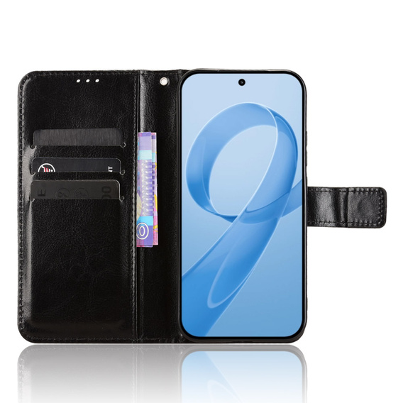 Crazy Horse Wallet flip case for Xiaomi Poco F8 Pro