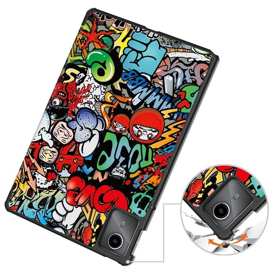 Case for Lenovo Tab M11, Smartcase, graffiti