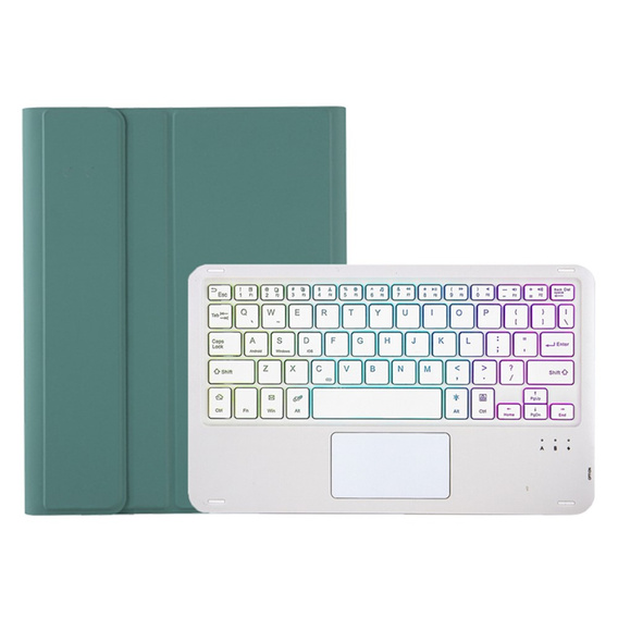 Case + keyboard Samsung Galaxy Tab A9+, with touchpad, pink