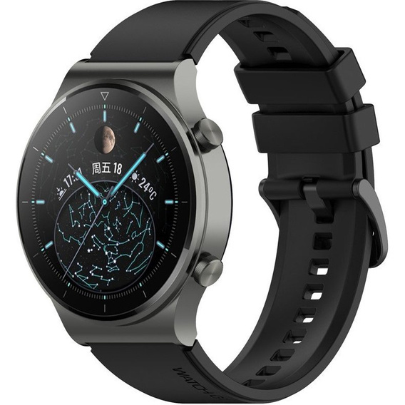 Silicone strap for Huawei Watch GT 2 Pro - Black