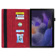 Case for Samsung Galaxy Tab A9, Classic, with space for stylus, red