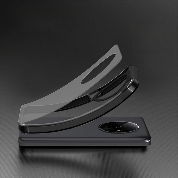 Case for Xiaomi Redmi A3, Fusion Hybrid, with camera protection, transparent / black