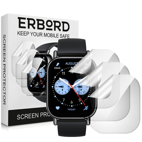 3x ERBORD hydrogel film for Xiaomi Redmi Watch 5 Lite